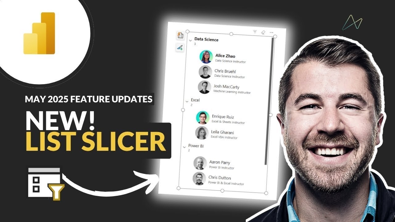 NEW Power BI List Slicers | May 2025 Update (Full tutorial, PBIX file included!)