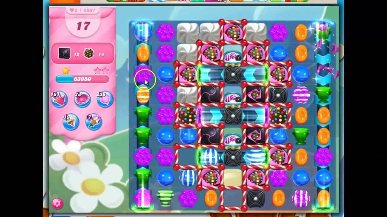 Candy Crush Level 6331 Talkthrough, 32 Moves 0 Boosters