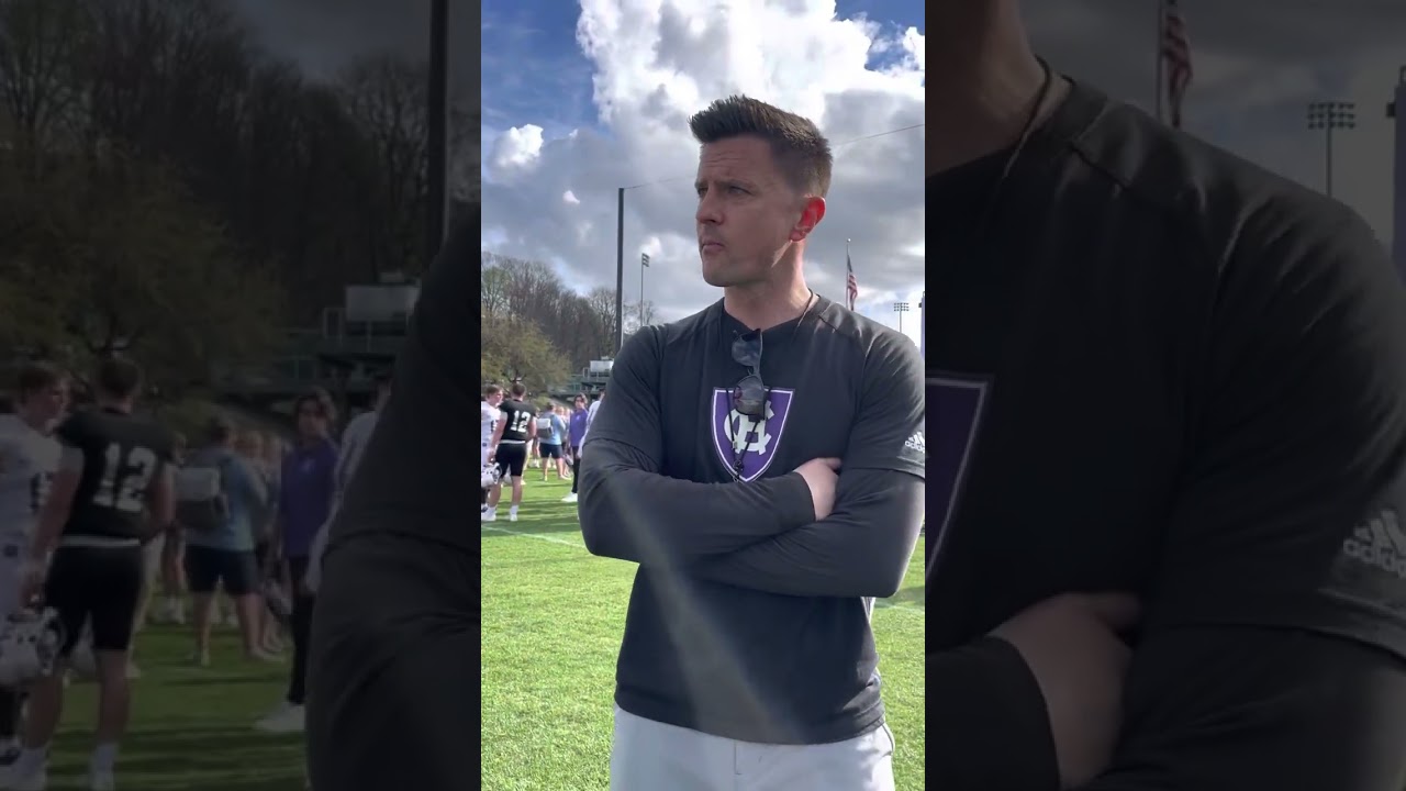 Holy Cross Spring Game - Head coach Bob Chesney speaks postgame