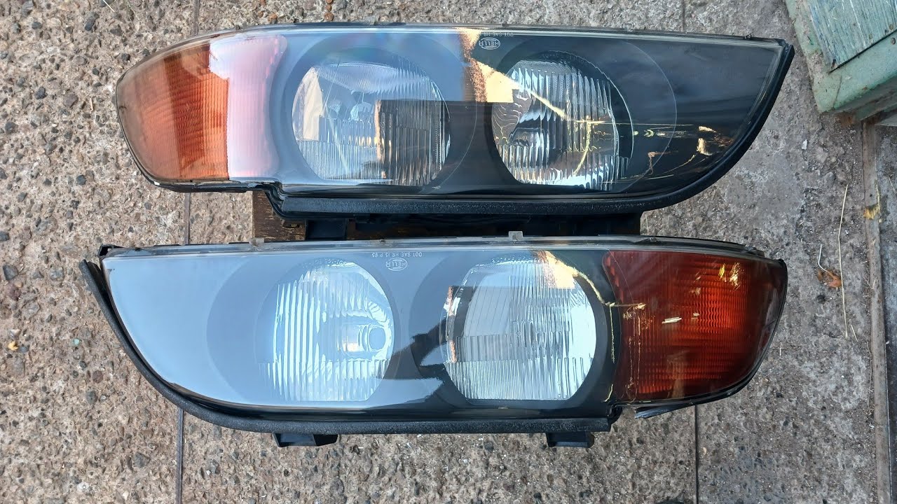 восстановление фар bmw e39 /bmw e39 headlight restoration