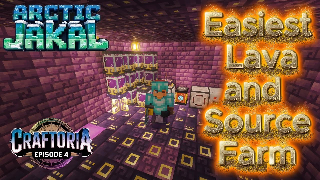 Craftoria - Early game infinite lava, unlimited Source