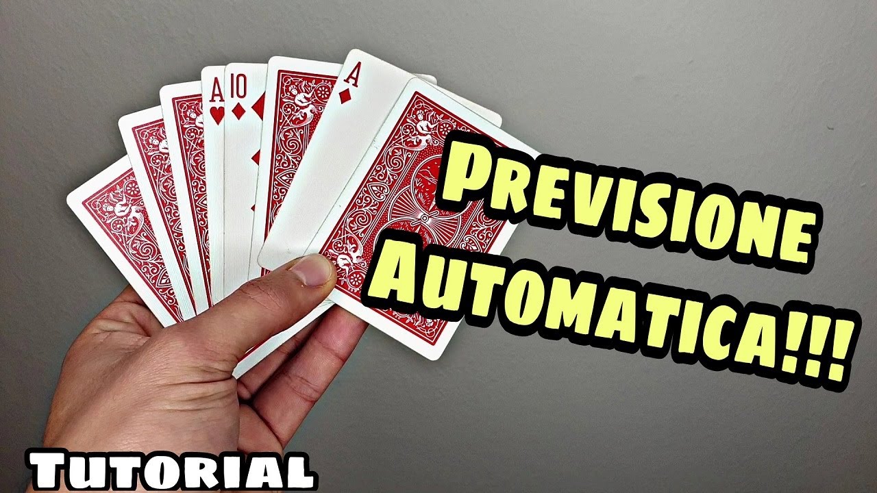 TUTORIAL DI UNA PREVISIONE PAZZESCA \\ IDEALE PER STREET MAGIC