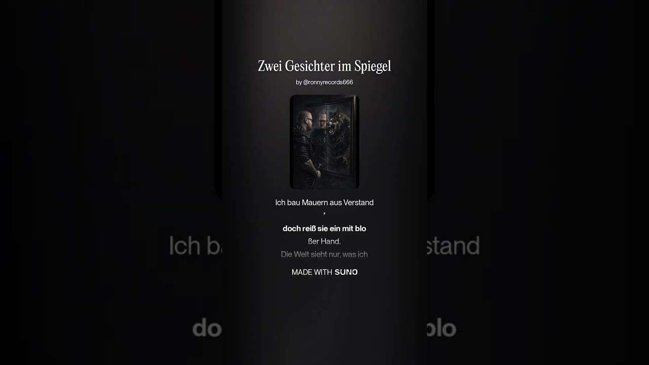 Zwei Gesichter im Spiegel