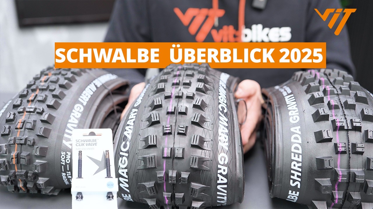 Schwalbe 2025 im Überblick 😮🚲 Radial Reifen & Clik Valve?!