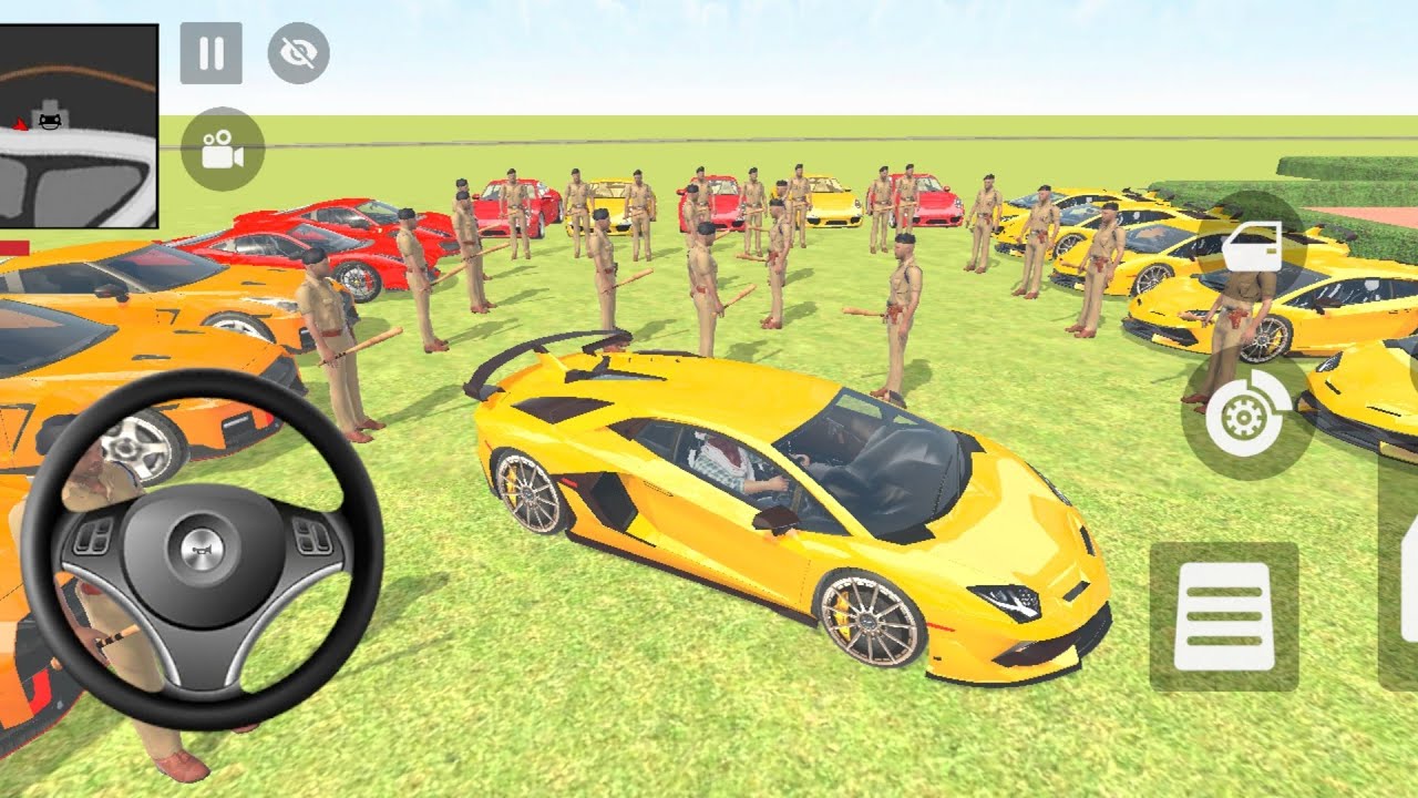 Indian auto theft simulator game me franklin ne apni golden farri ko drive Kay hai game 