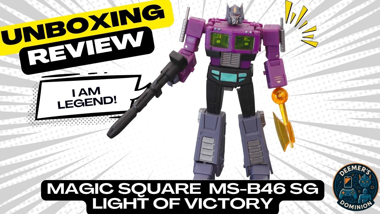 Transformers / Unboxing & Review / Magic Square MS-B46SG Light of Victory