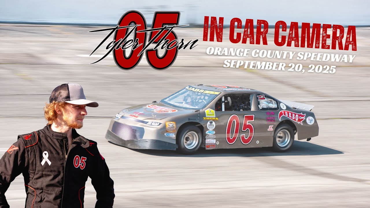Tyler's In Car Camera- Orange County Speedway - September 20, 2025