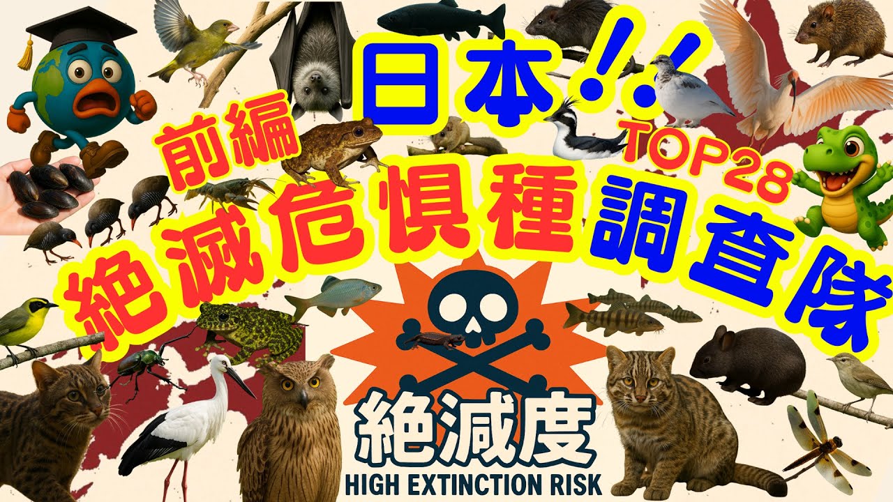 【チビティラノの日本絶滅危惧種調査隊！！】前編