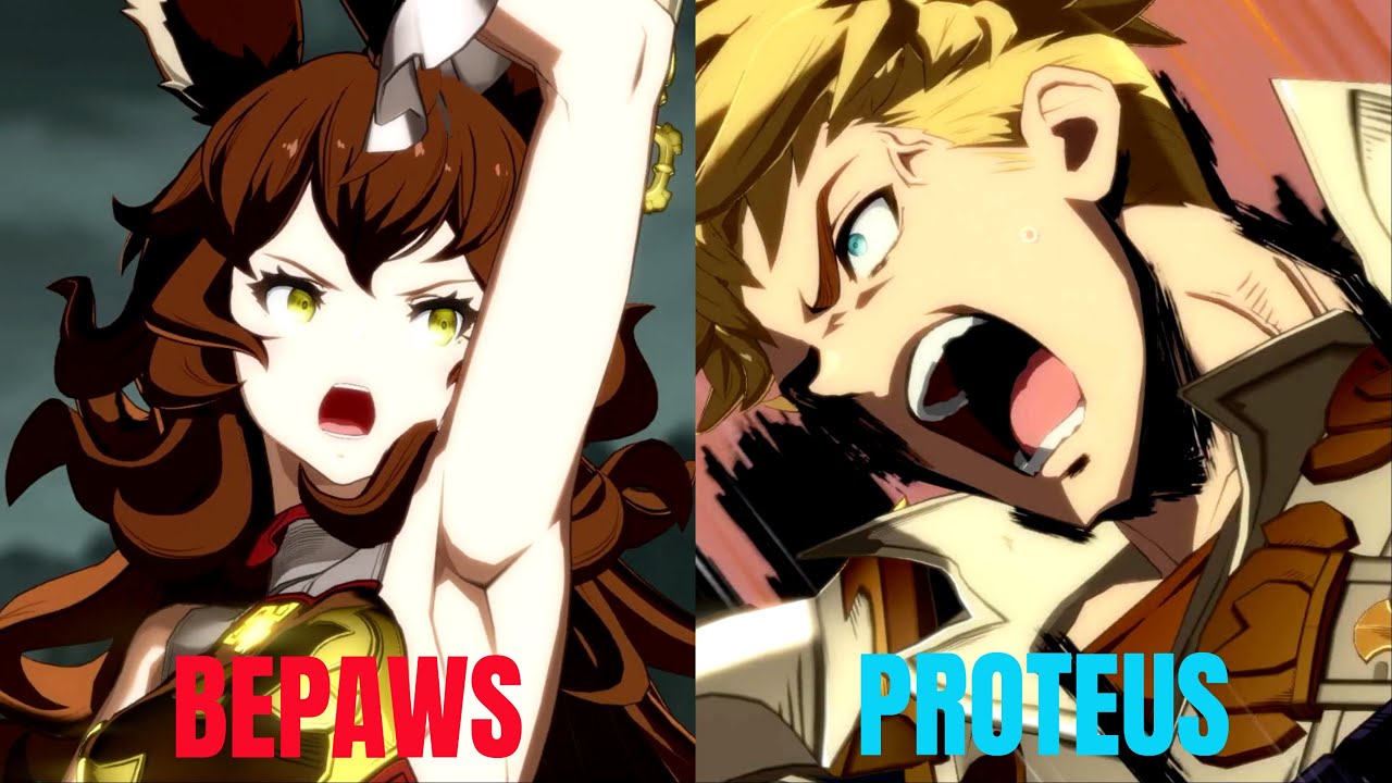 GBVSR High Level Gameplay Bepaws Ferry VS Proteus Vane