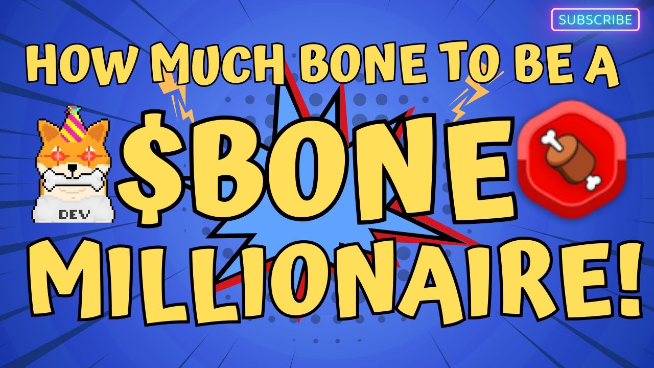 Сколько Bone Shibaswap ($BONE) нужно для 1 миллиона долларов! (Шокирующая математика!) #Мемкоин #...