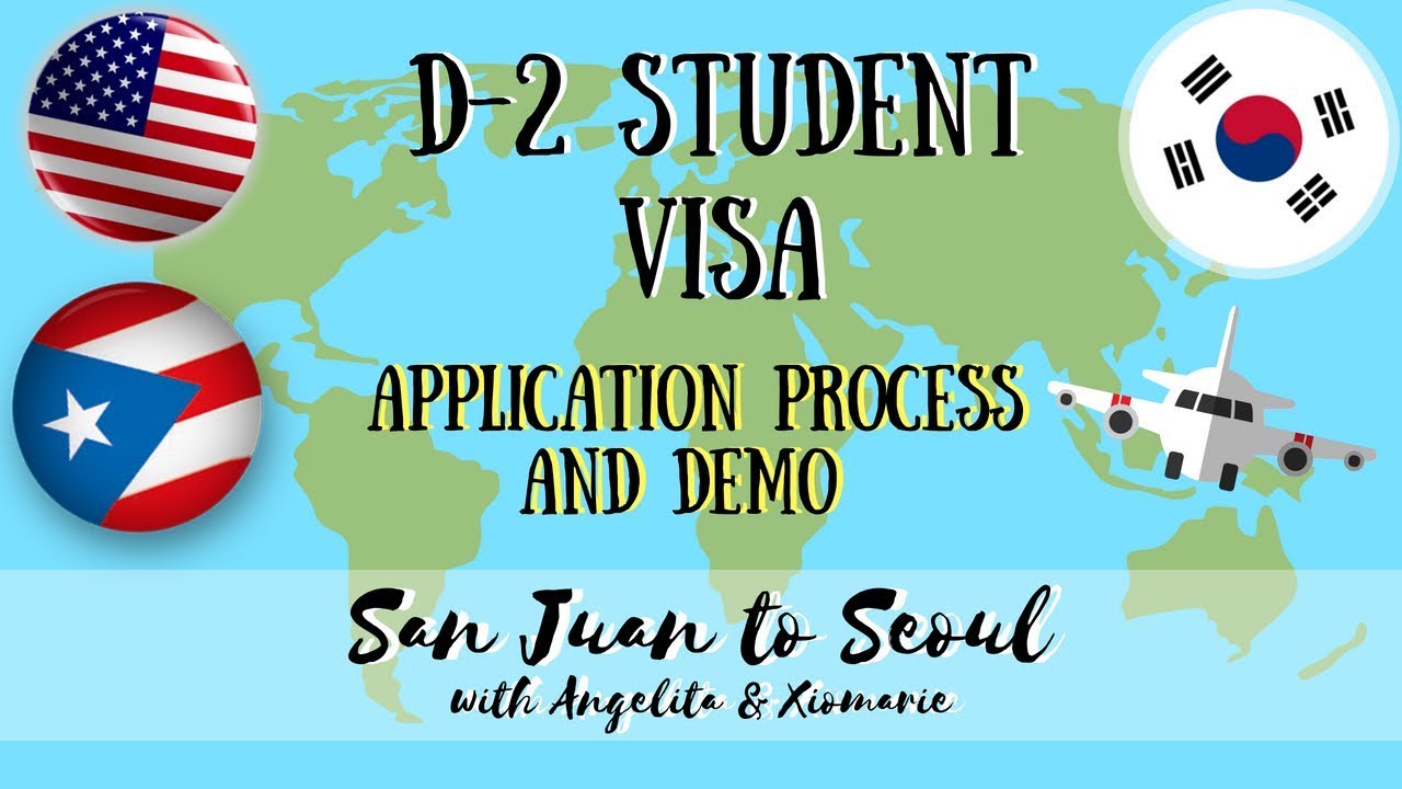D-2 Student Visa for South Korea/ Fill Out Application (2018) #SanJuanToSeoul