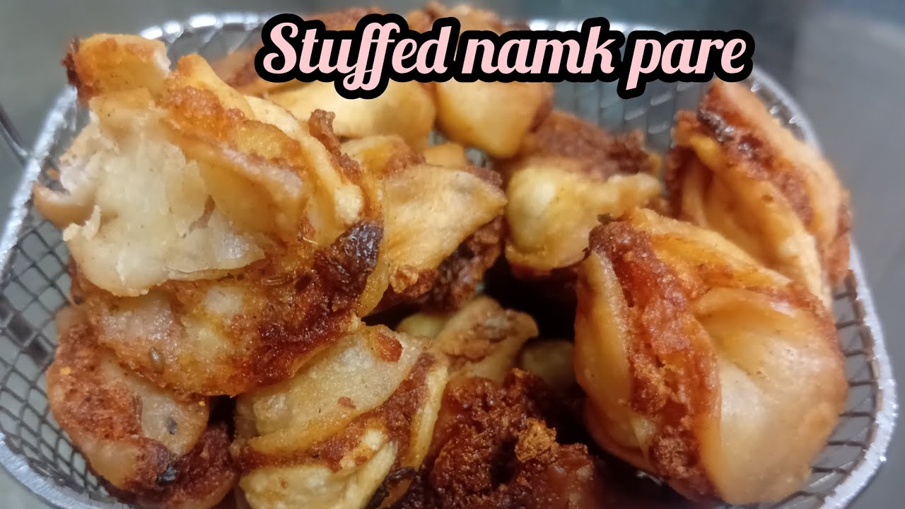Stuffed namak pare recipe 