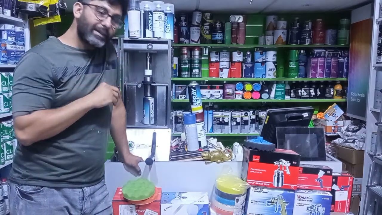 طريقة خلط وتعبئة الطلاء في رشاش الصباغة | للمبتدئين والمحترفين