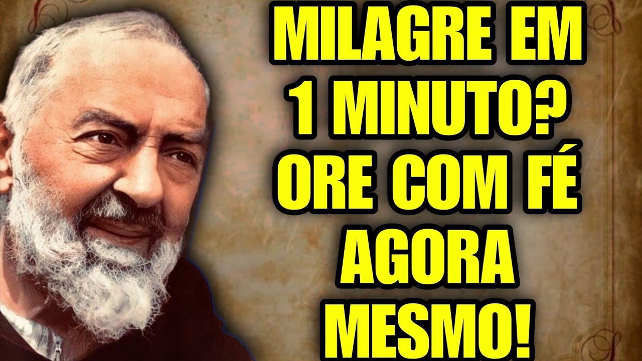 Não ignore! Essa oração de 1 MINUTO já curou milhares!