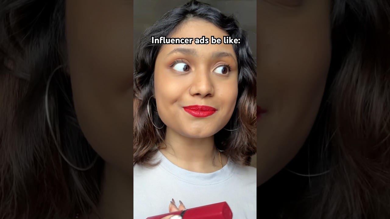 Influencers be roasting tf outta you #influencers #satire #redlipstick