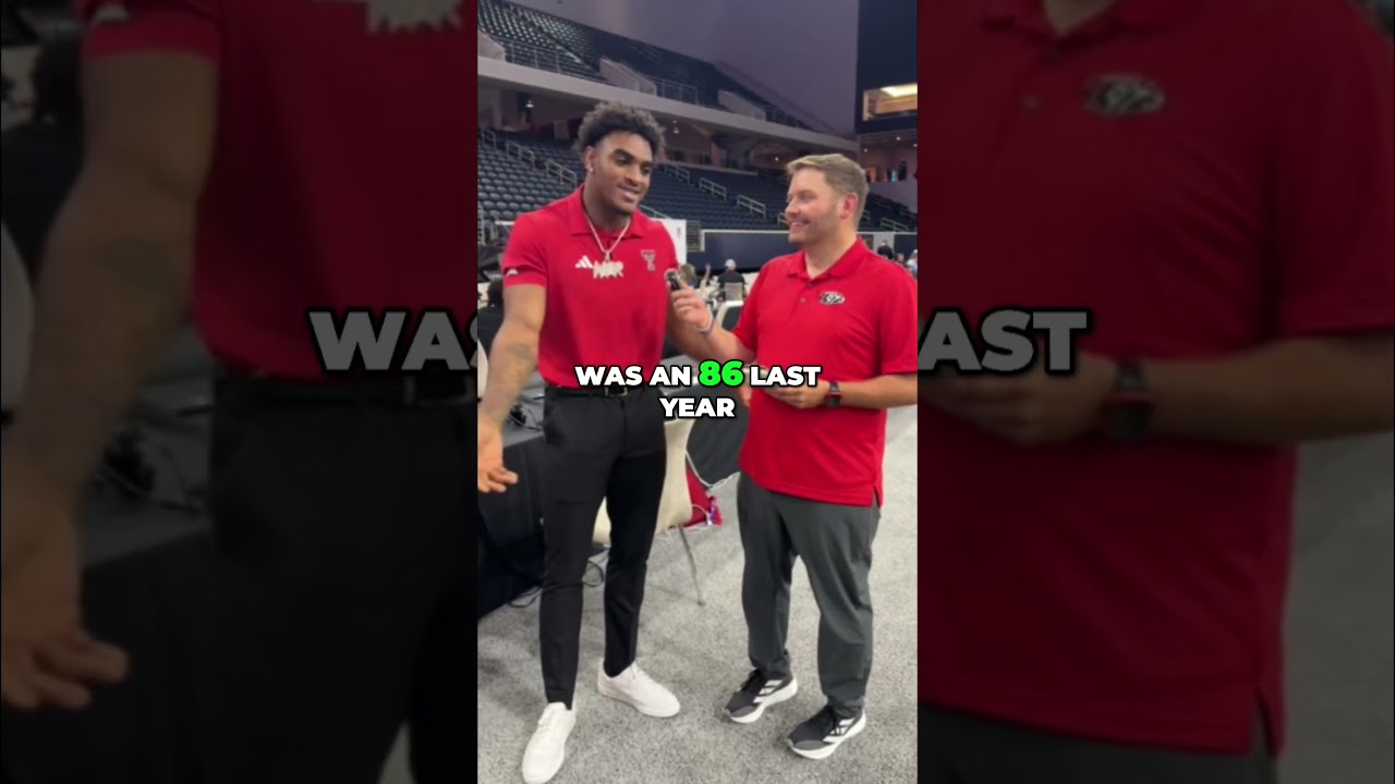 Two Minute Drill with Texas Tech Outside Linebacker Romello Height from Big 12 Media Days