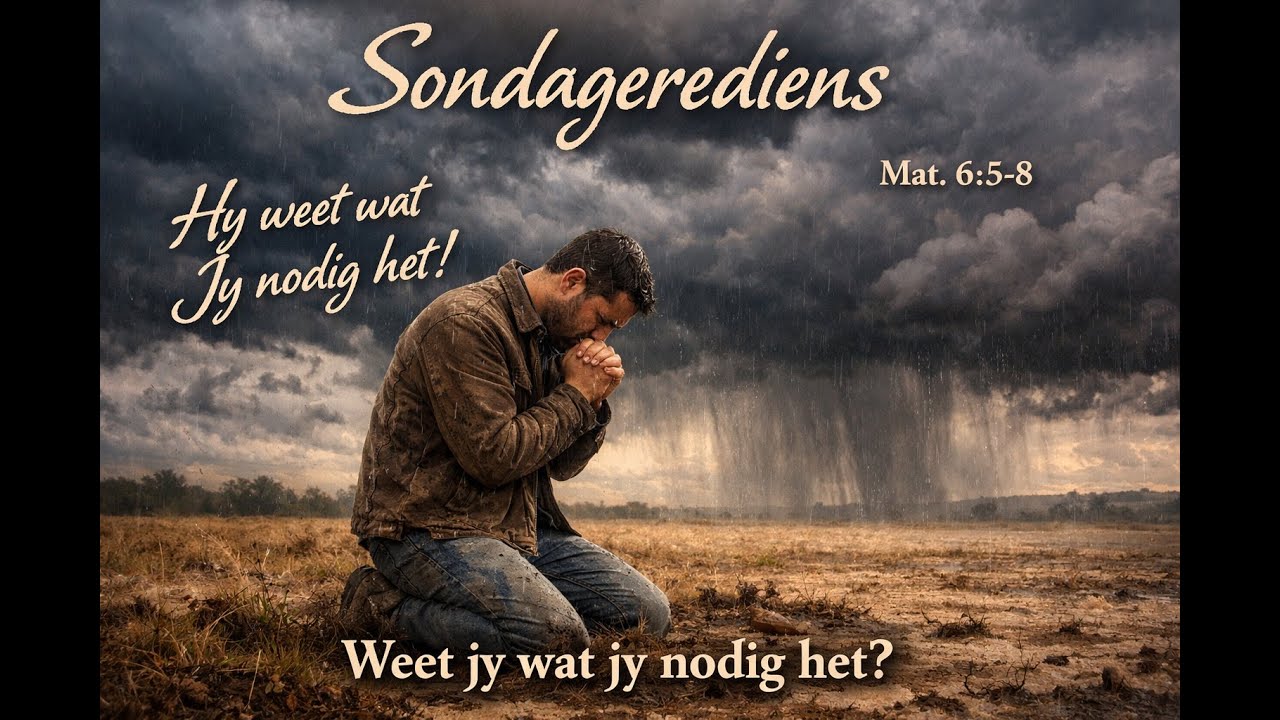 Hy weet wat jy nodig het!