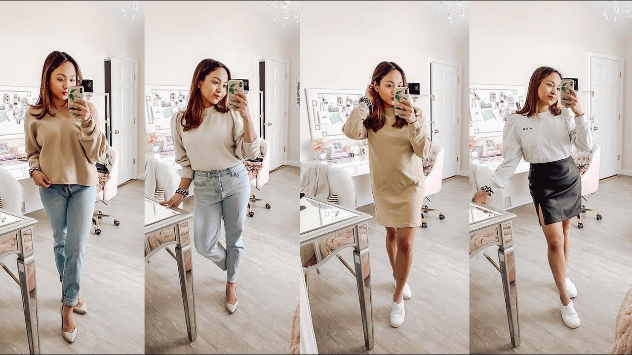 H&M winter to SPRING Try-On Haul | Charmaine Dulak