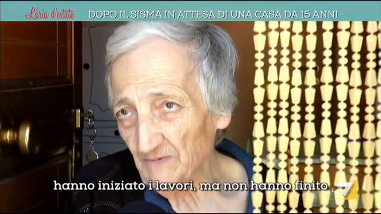 Dopo il sisma, in attesa di una casa da 15 anni