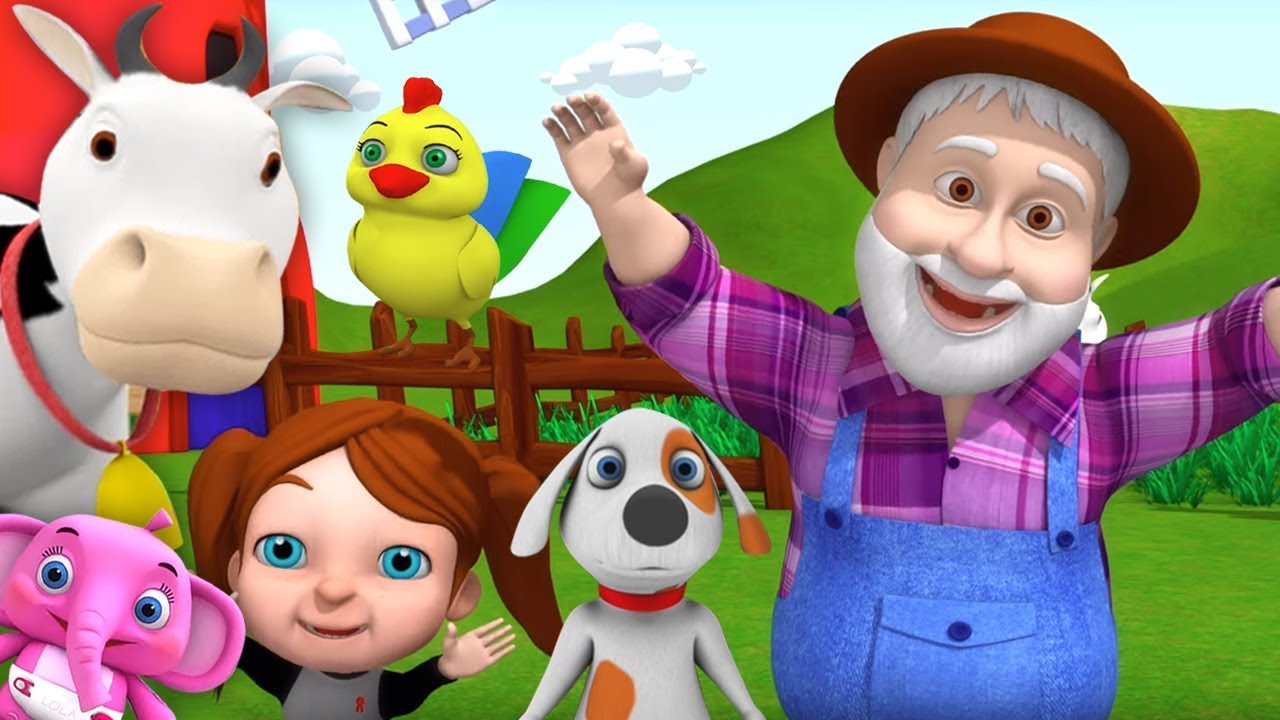 gamla Macdonald gård | djur ljud sång | Old Macdonald had farm | Kids TV Svenska Barnsånger