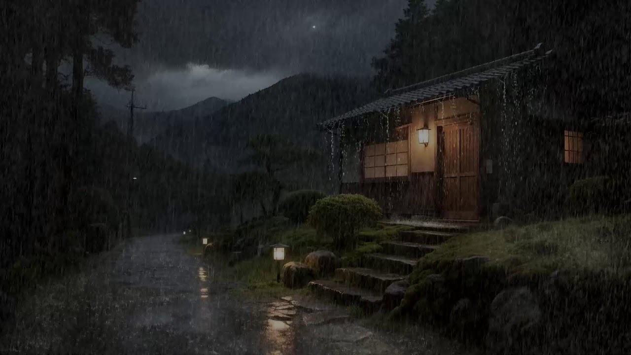 Peaceful Mind 🌧️ Rainfall Falling on Tin Roof for Deep Sleep and Emotional Relief 💫