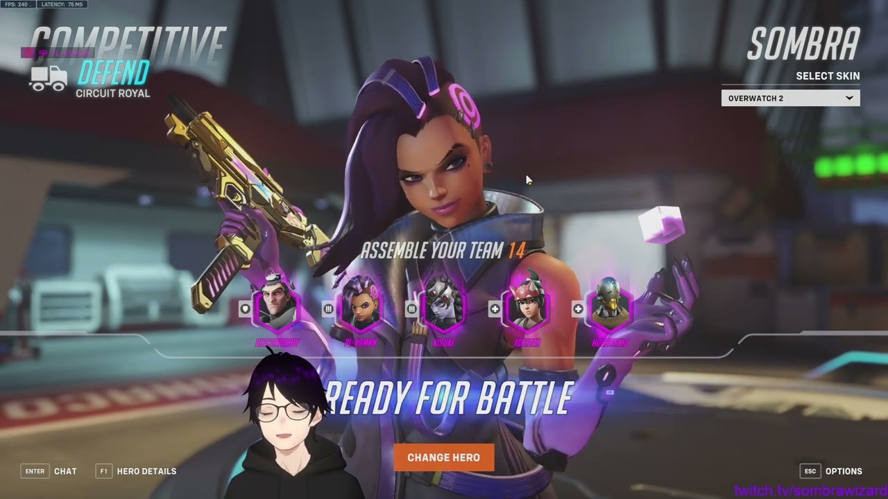 200 IQ SOMBRA  - SombraWizard SOMBRA GAMEPLAY OVERWATCH 2 SEASON 8