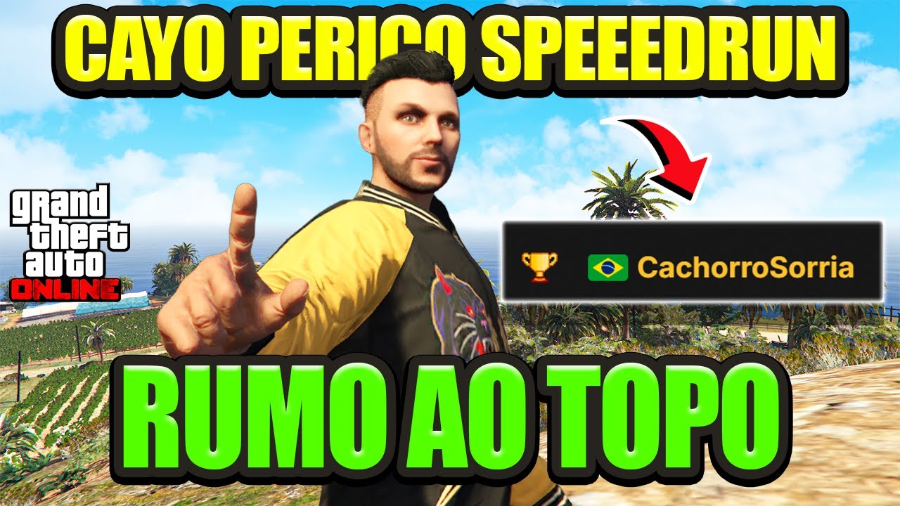 🔴 o homem mais azarado do mundo - Cayo Perico Speedrun (atual top 3 mundial)