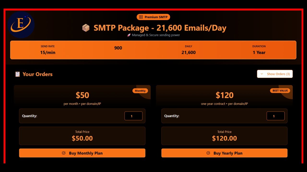 How to Buy SMTP + Send 21,600 Emails/Day (Beginner Guide)
