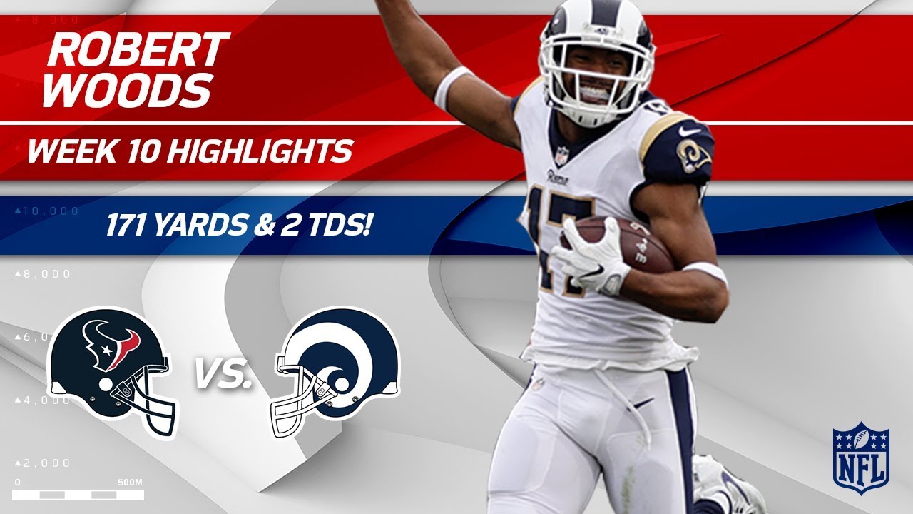 Robert Woods Can't Be Stopped w/ 171 Yards & 2 TDs! | Texans vs. Rams | Wk 10 Player Highlights