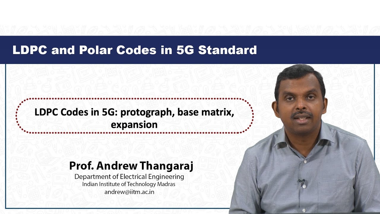 LDPC Codes in 5G: protograph, base matrix, expansion