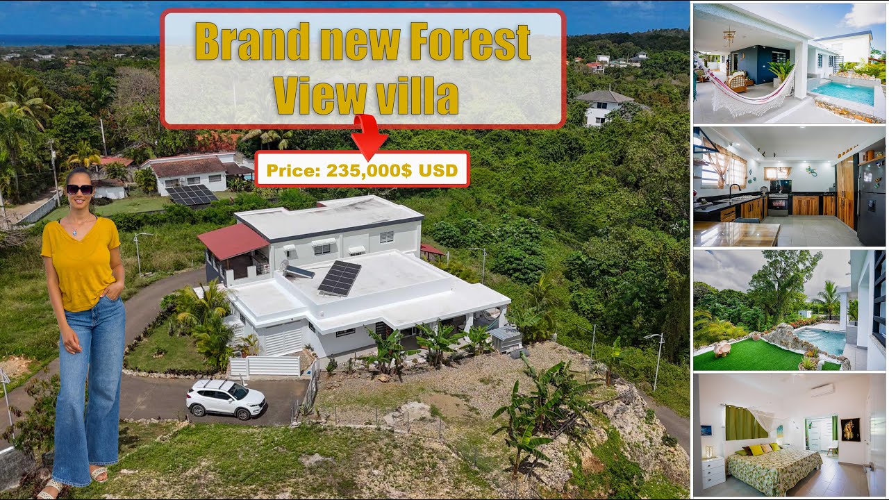 Newly Built in 2024 2-Bedroom villa with Pool, Jacuzzi & Expansion Potential – Sosúa