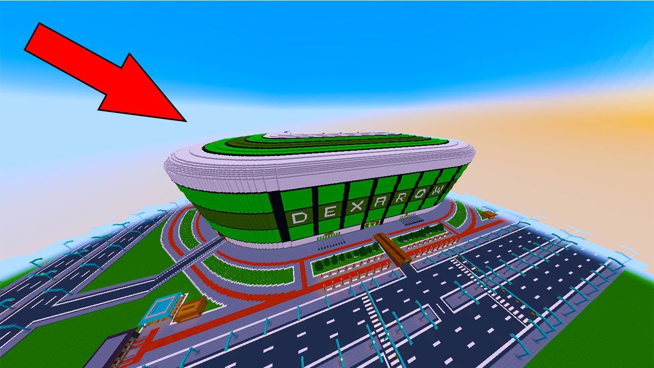 DÜNYANIN EN İYİ STADYUMU - MİNECRAFT STADYUMLAR - HAYRAN HARİTALARI!! #keşfet #shortvideo #stadyum