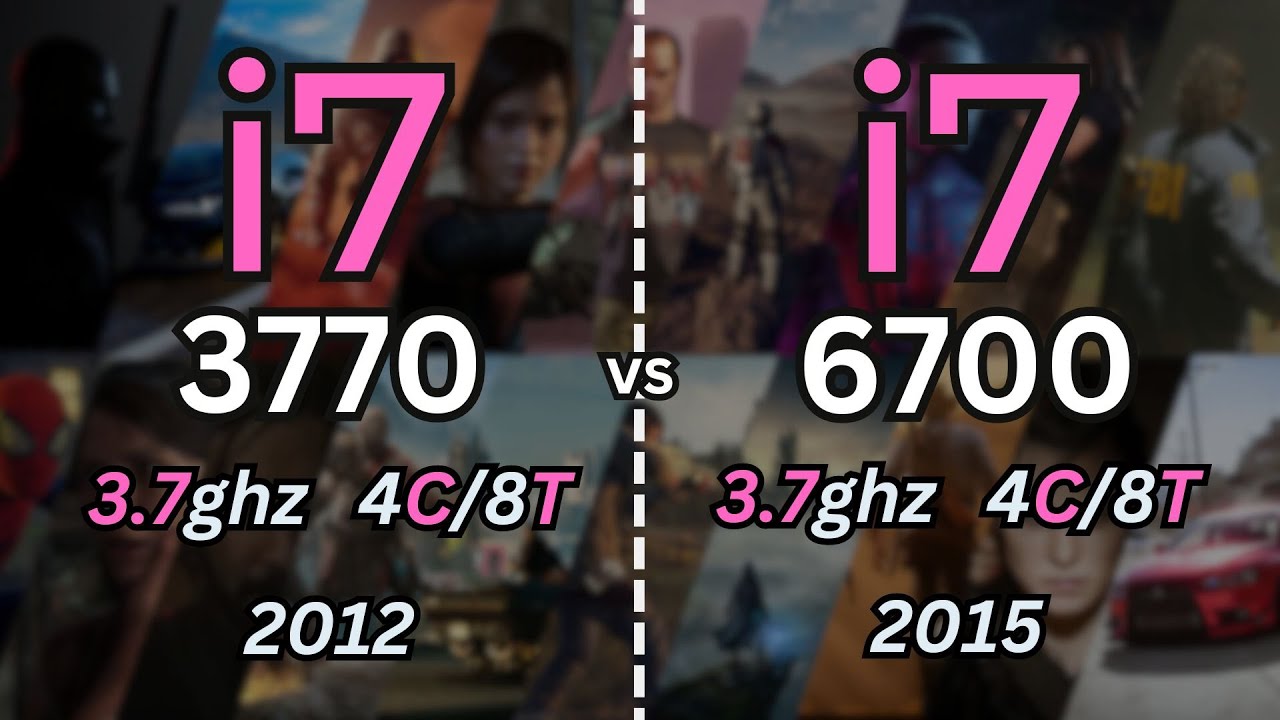 i7 3770 vs i7 6700 Tested in 14 Games (2024) | 1080p