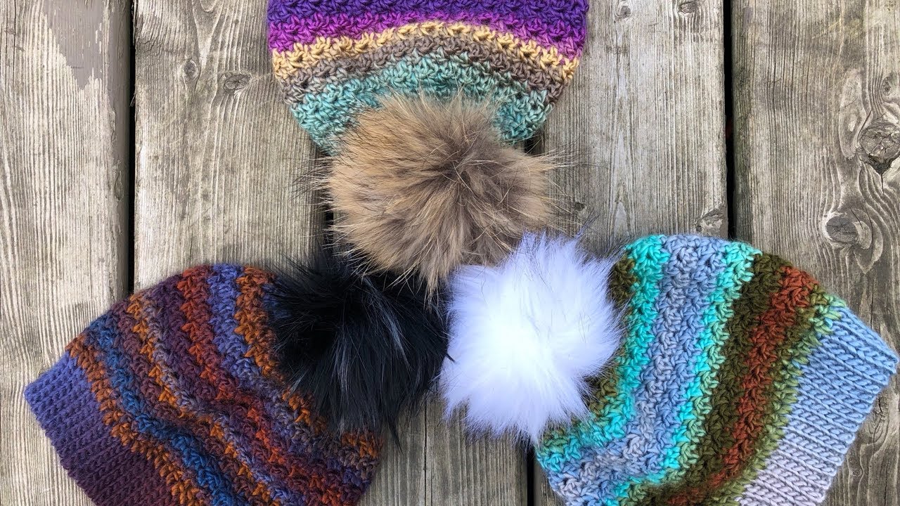 Rachel Beanie - Easy Crochet Beanie - Crochet Winter Hat