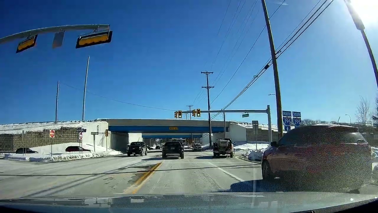 Driving through Smithfield and Johnston, Rhode Island