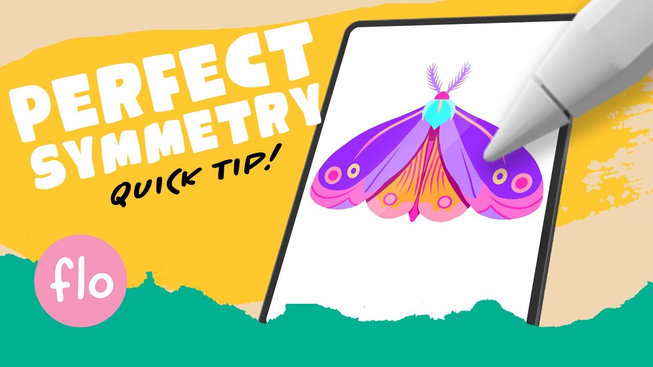How to use SYMMETRY on PROCREATE #Shorts