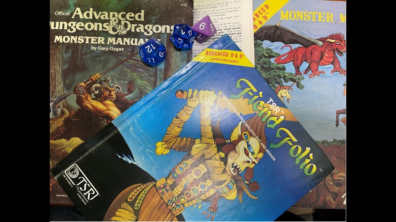 AD&D 1e Monster Manual Stat Block