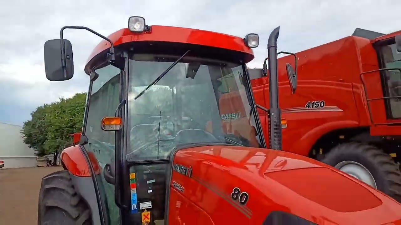 Fui olhar outro trator novo pra comprar (CASE) 🚜.