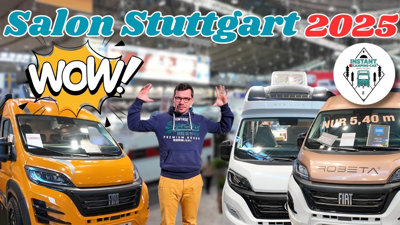 Du JAMAIS vu en France ! Incroyables nouveautés au salon du camping car STUTTGART 2025 !!