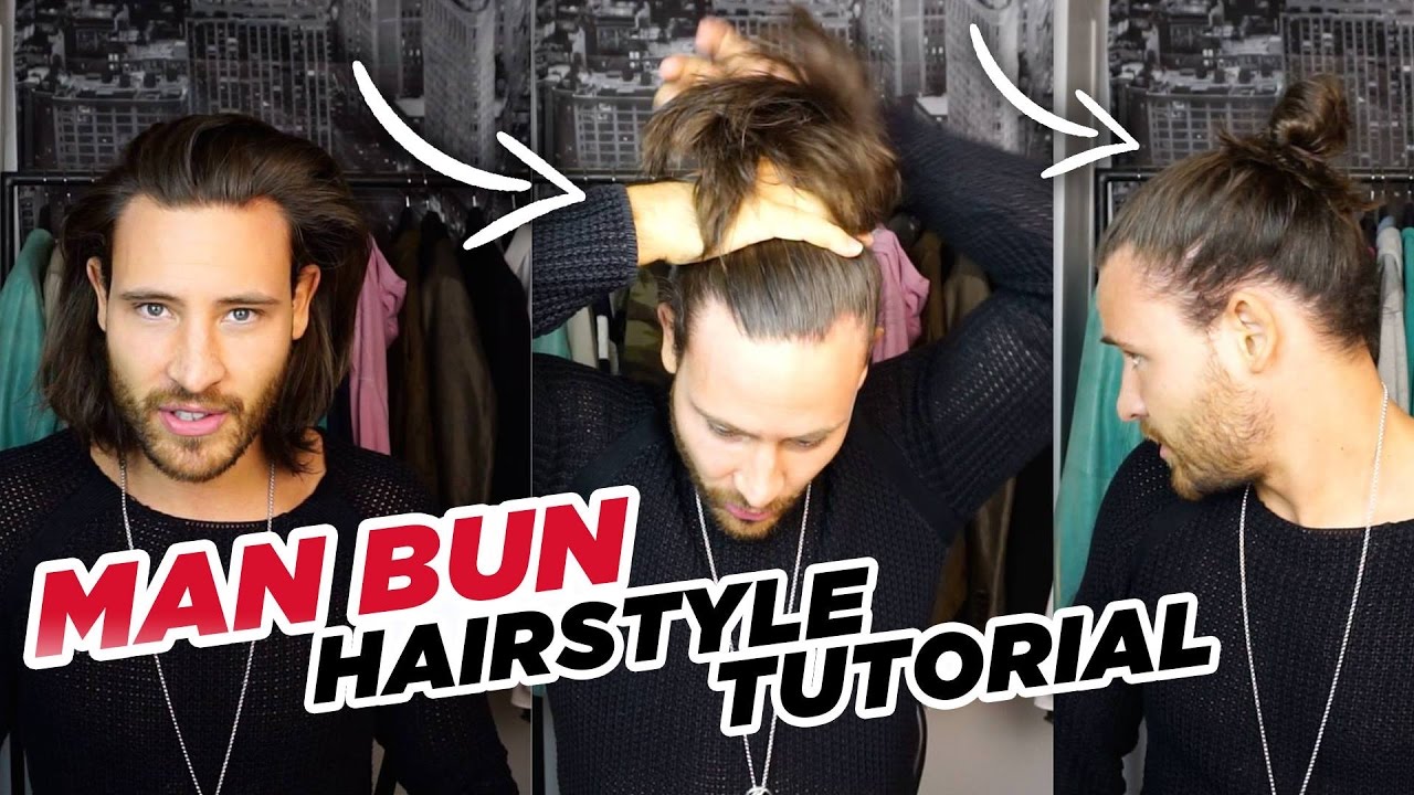 Man Bun Hairstyle Tutorial - Top Knot 2016 // Marc Eggers