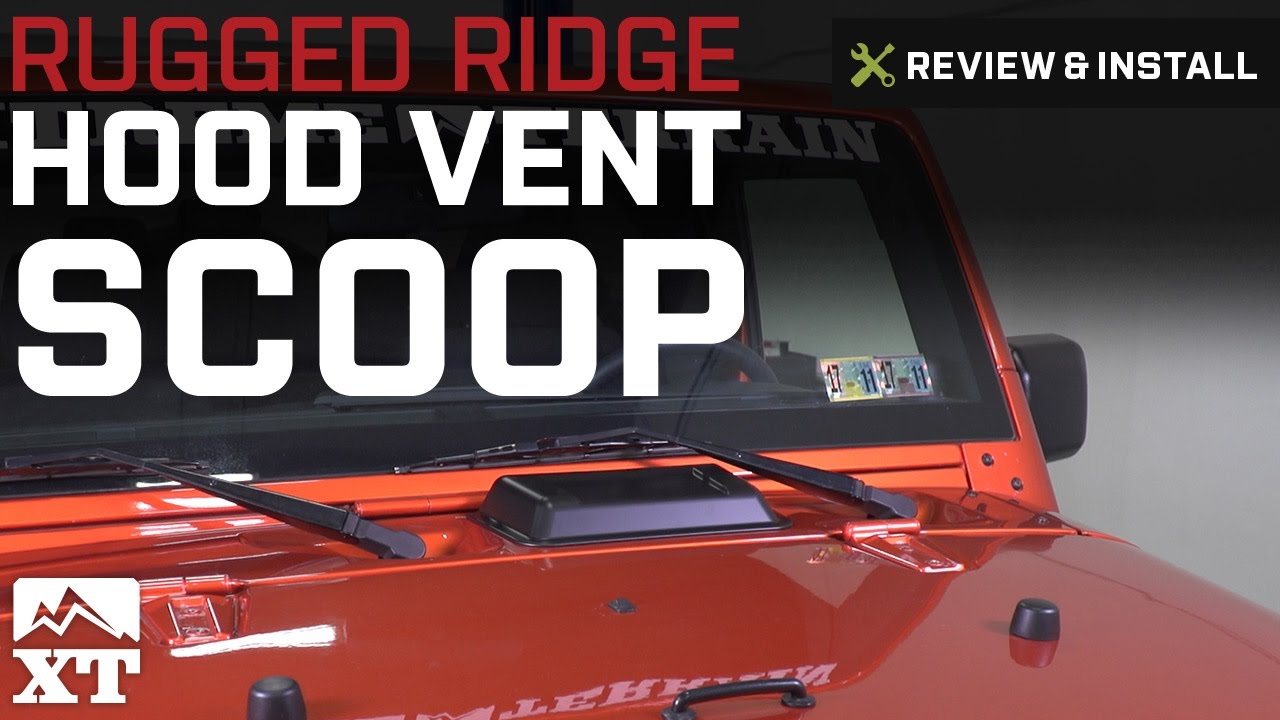 Jeep Wrangler Rugged Ridge Hood Vent Scoop (1998-2017 TJ & JK) Review & Install