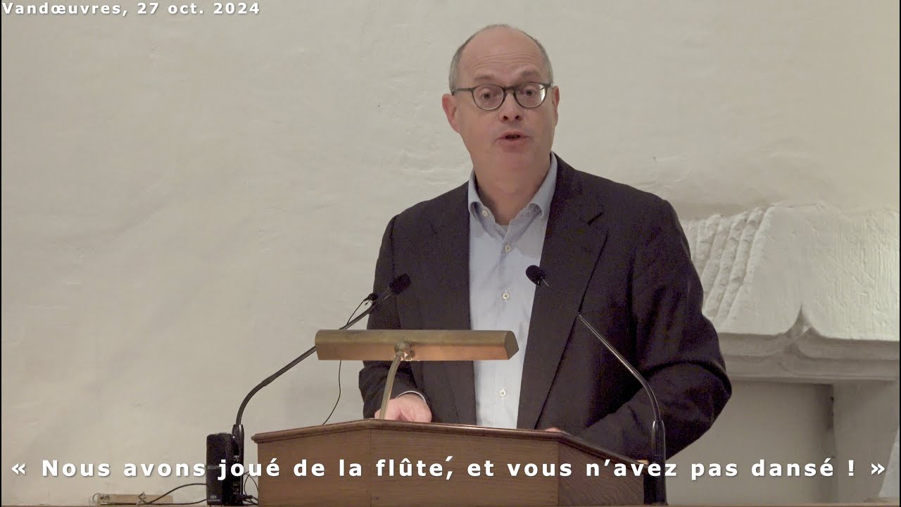« Nous avons joué de la flûte, et vous n’avez pas dansé ! » (Jérémie 32:1-15 ; Matthieu 11:7-19)
