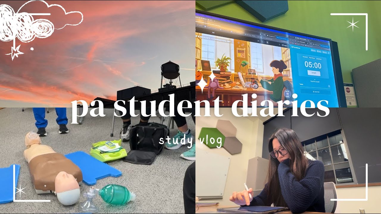 pa student diaries🩺 | study vlog, workouts, food