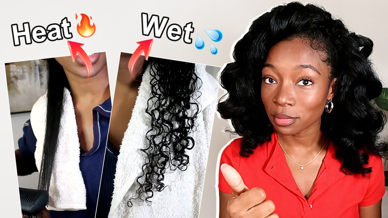 Tangle + Shedding Check! Hergivenhair Half Wig Wet Test → Flat Iron Results 😳