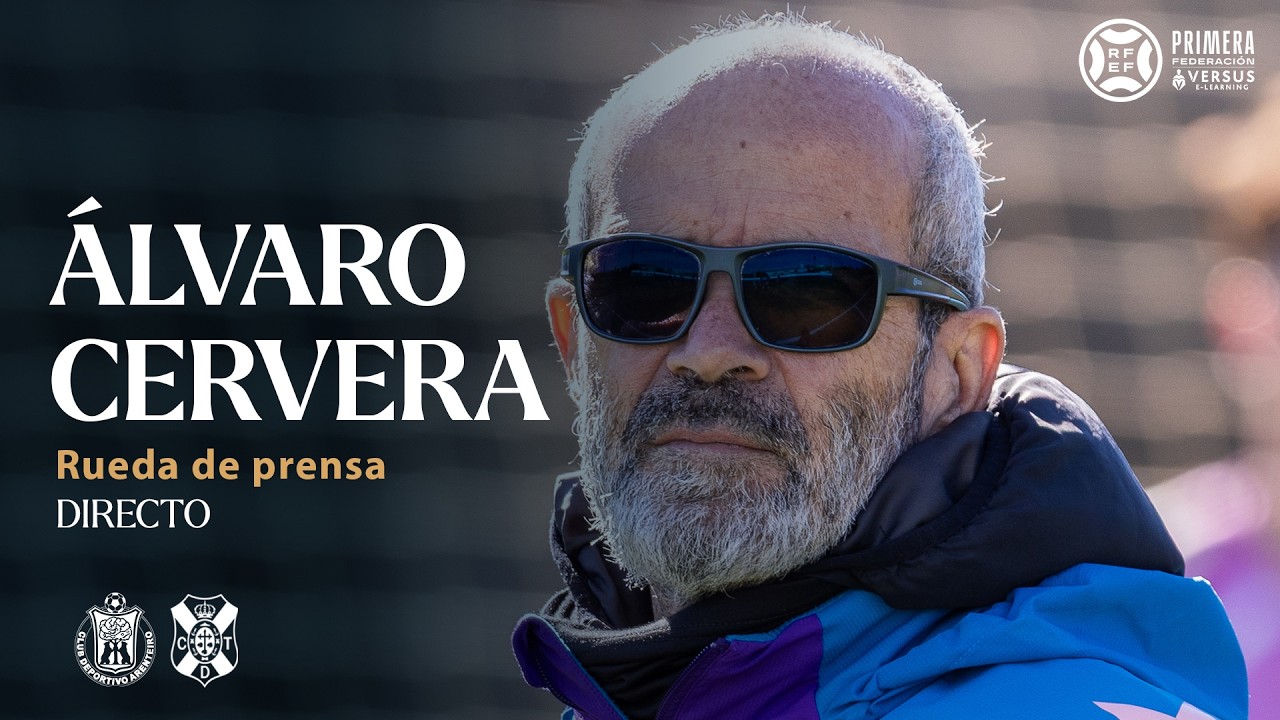 CD Tenerife | Rueda de prensa de Álvaro Cervera, antes de visitar al CD Arenteiro | CD Tenerife