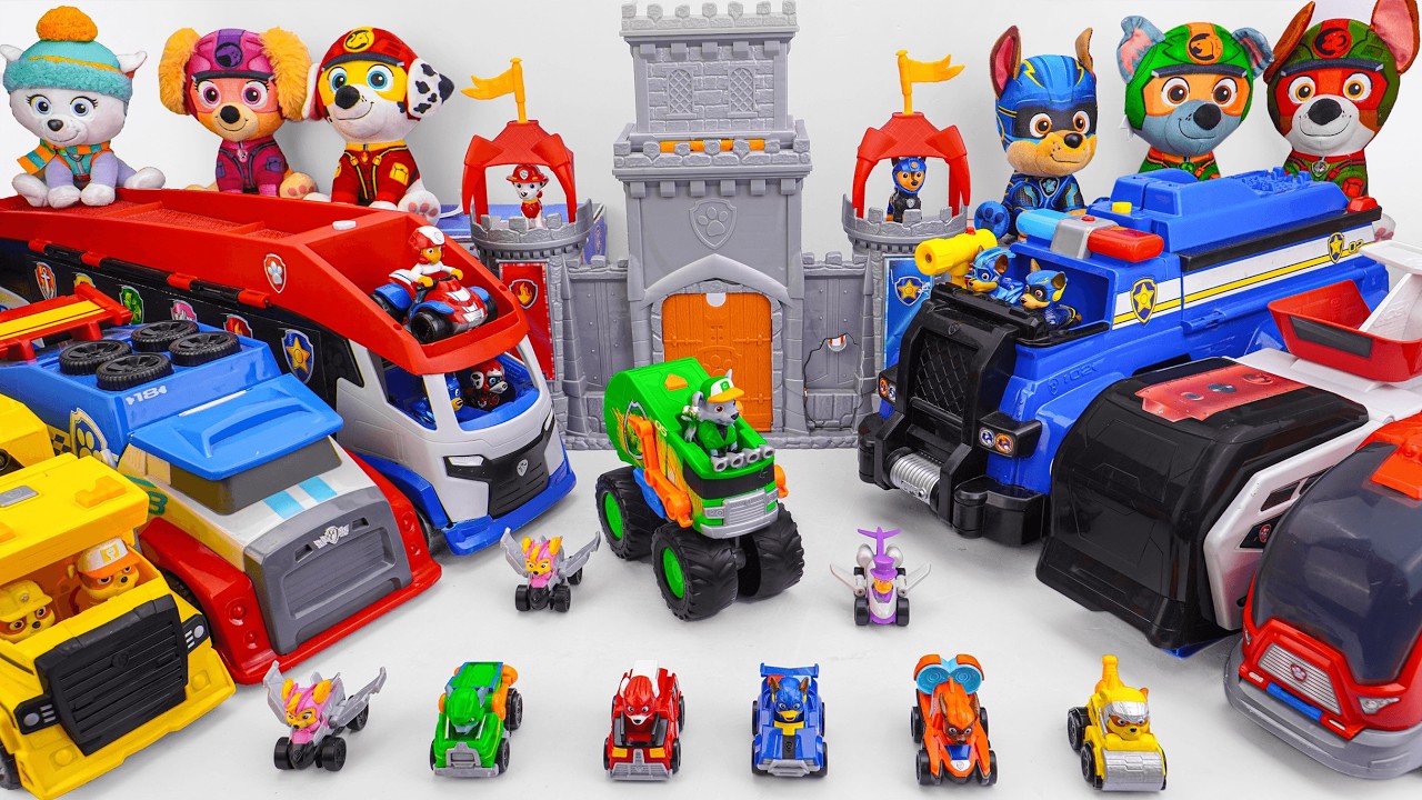 Paw Patrol MEGA Fleet Unboxing! 🐾🚓 Which Truck Is The Coolest? | Paw Patrol Unboxing ASMR #pawpatrol