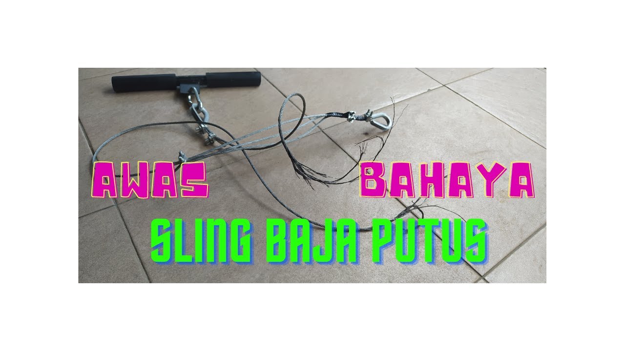 Cara Ganti Sling Baja Lat Pull Down