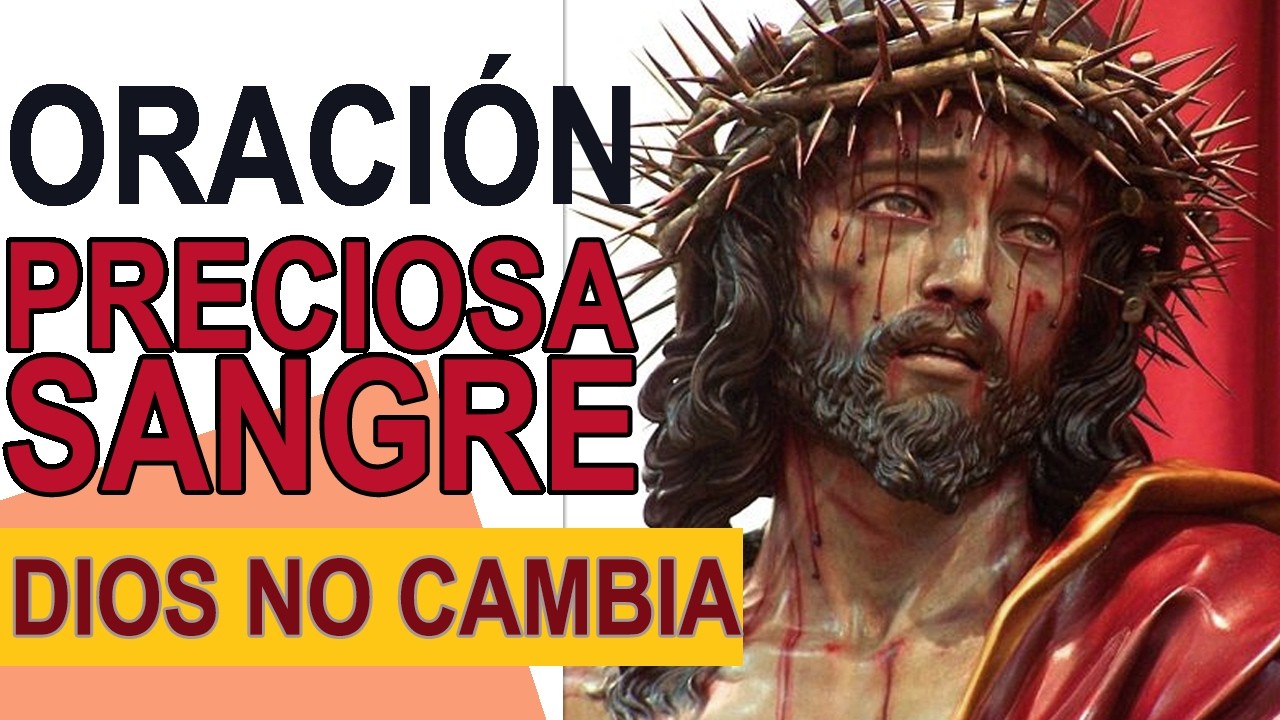 ORACIÓN A LA PRECIOSA SANGRE DE CRISTO 14 DE MARZO IGLESIA CATOLICA CANAL OFICIAL ORACIONES