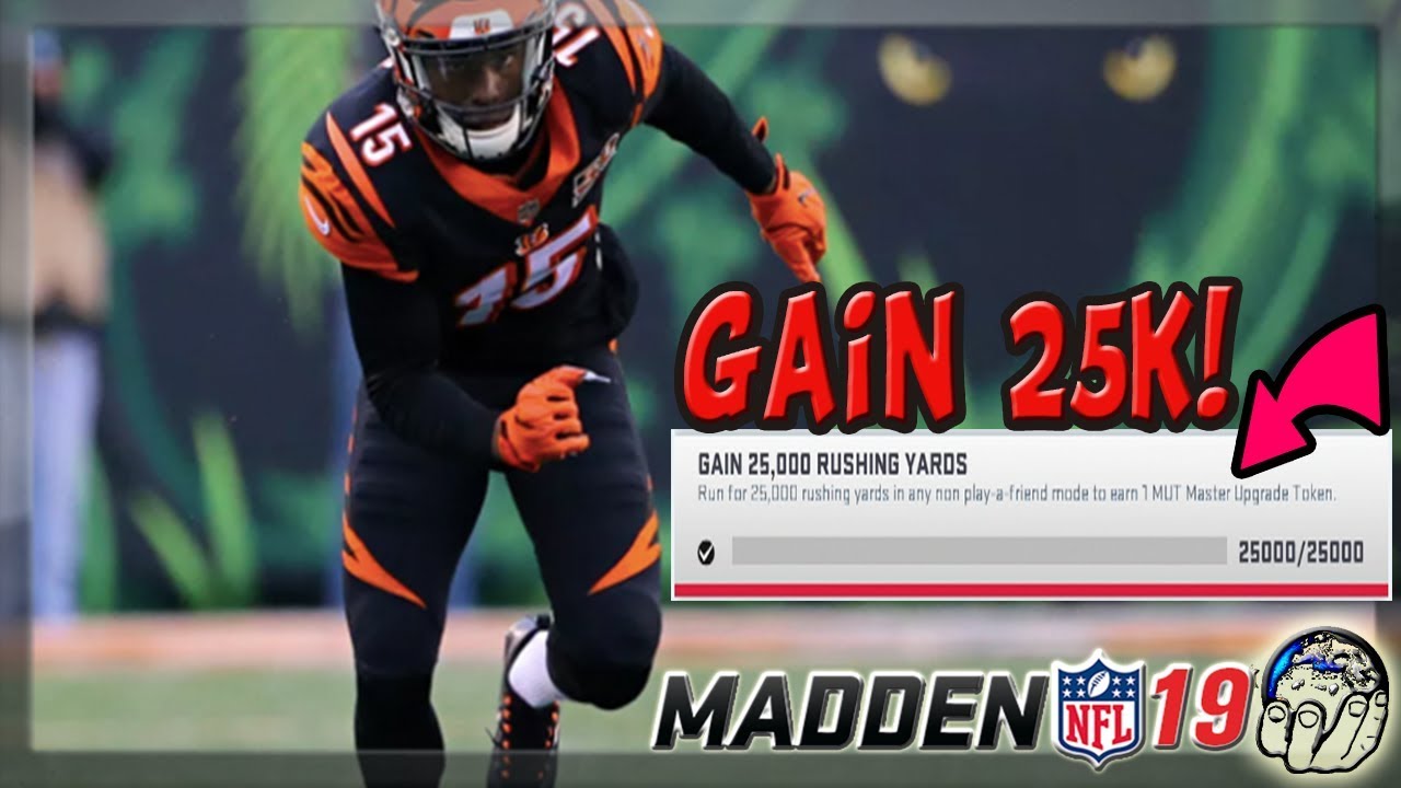 Madden 19 MUTMASTER! How to get *25,000* Rushing Yards for Ryan Shazier! | Madden 19 Ultimate Team!