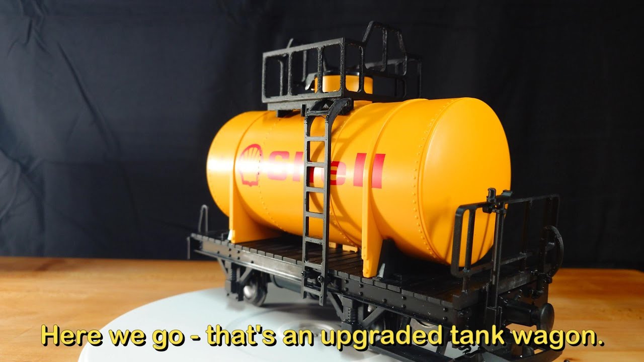LGB Toy Train Shell Tank Wagon Upgrade - full video #jaungaujaline  #modelengineering  #lgbtrains